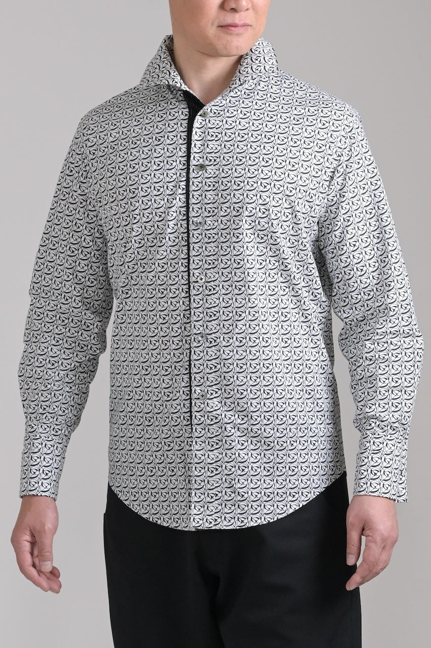 モノグラム 長袖シャツ hashira
