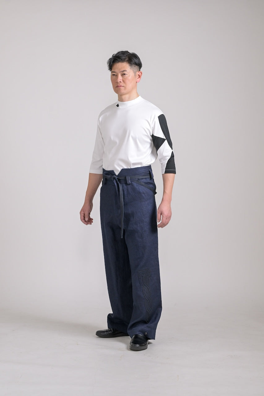 idera5分袖/白