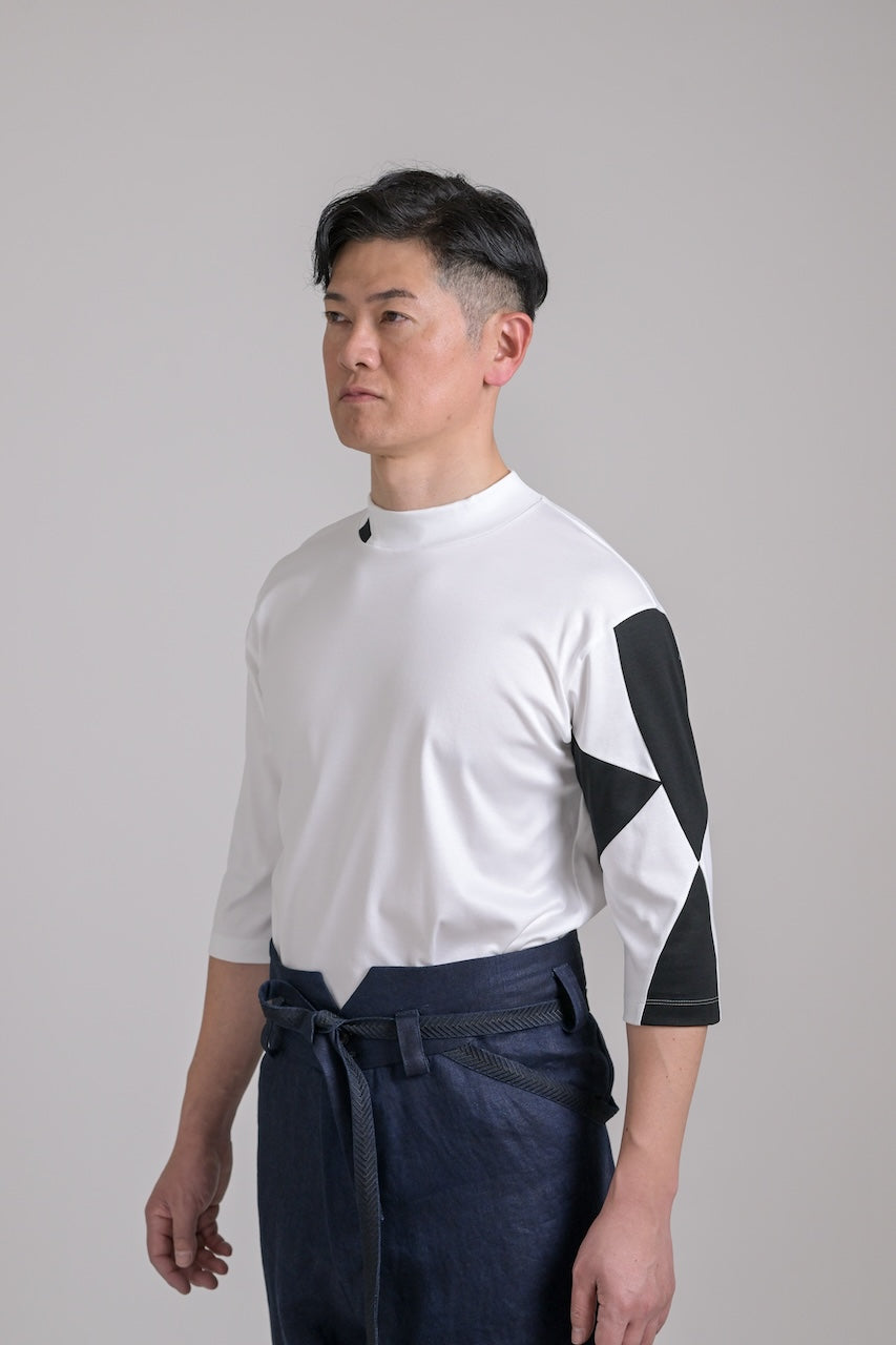 idera5分袖/白